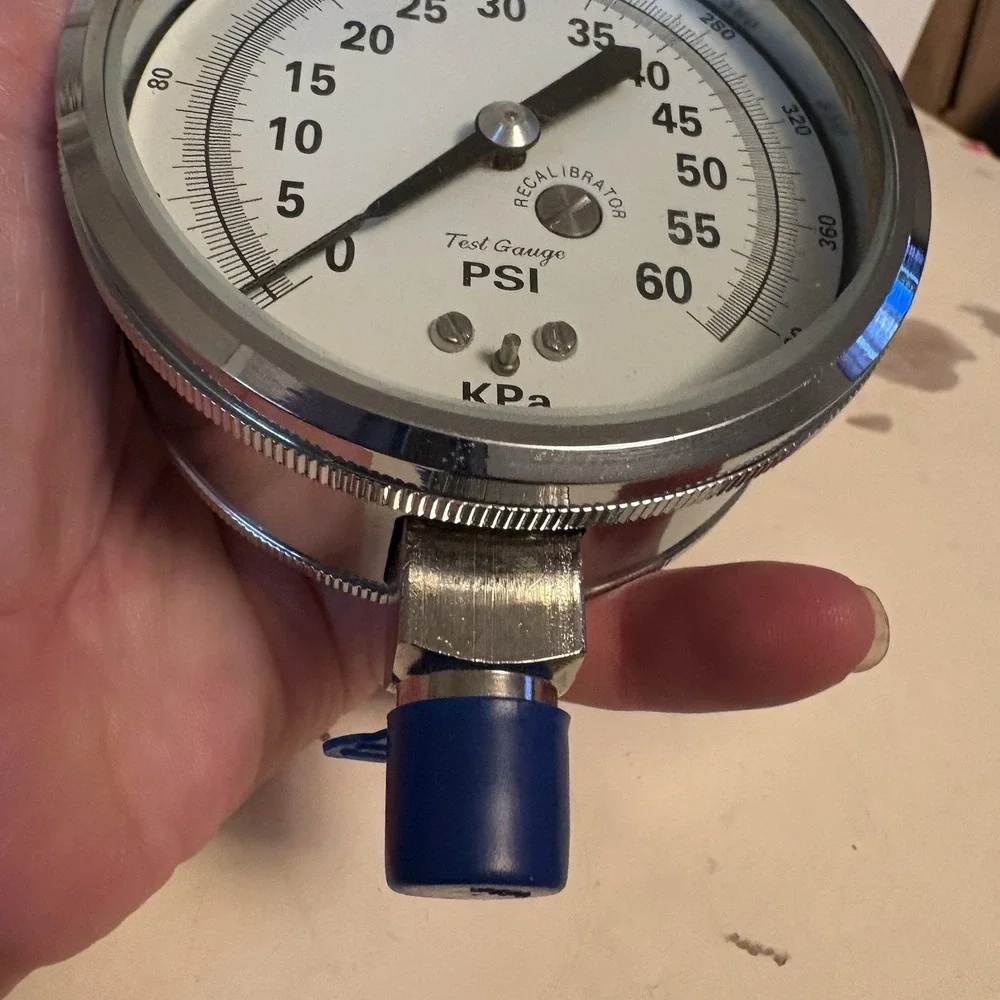NEW MARSH BELLOFRAM, D1546, 0-60 PSI & KPA - 3.0 Test 1/4 NPT
